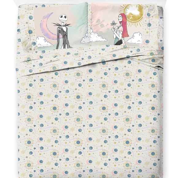 Disney nightmare before Christmas queen sheet set of 4 - Picture 1 of 5